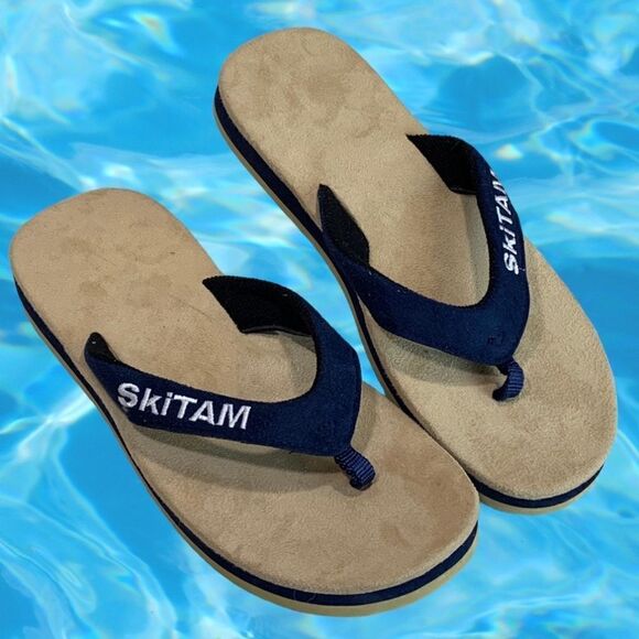 SkiTAM Flip Flops Size Mens Large (9-11.5) - Picture 1 of 15